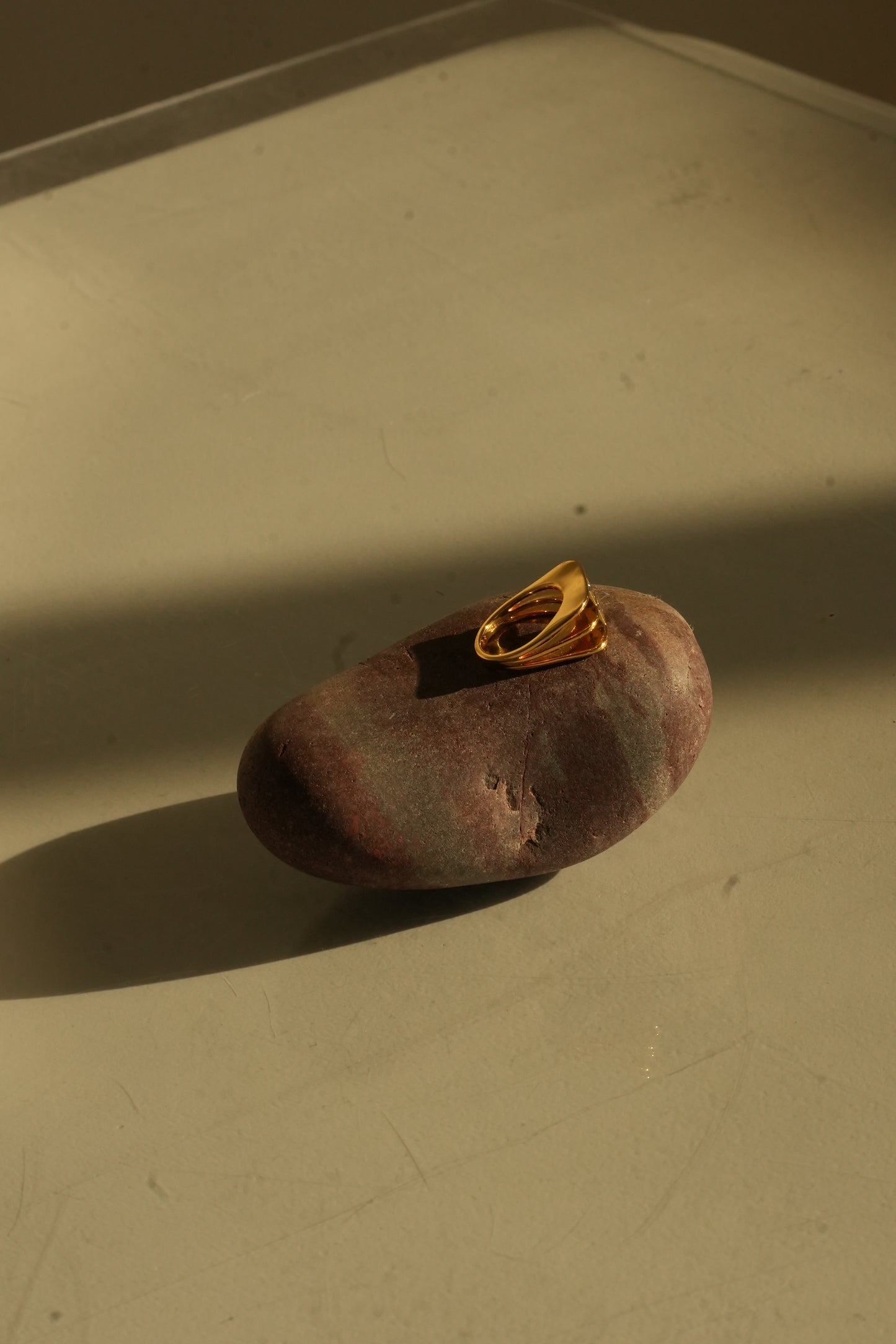 Casa Di - Gold Plated Vintage Inspired Women's ring