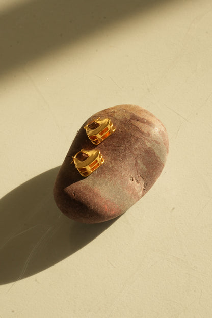 Casa Di - Gold Plated Vintage Inspired Womens Earrings