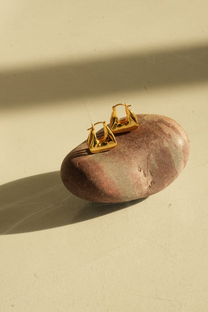 Casa Di - Gold Plated Vintage Inspired Womens Earrings